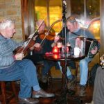 Música irlandesa en un pub